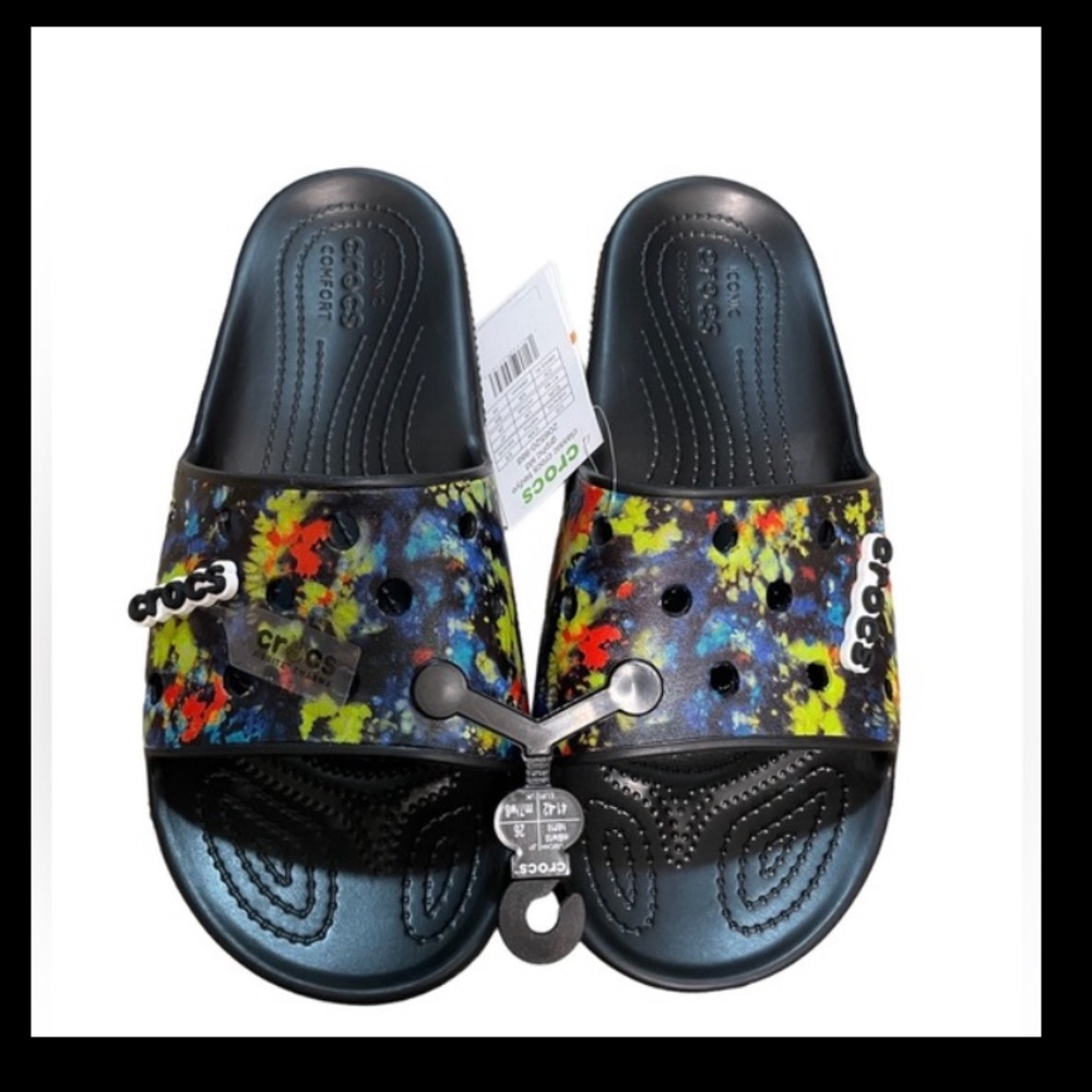 NEW UNISEX CLASSIC DYE SLIDE CROCS